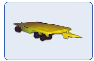 Slab-Deck Die Handling Trailer 50 Ton Capacity