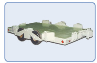 Low Boy Rubber Tired Supply Trailer