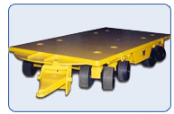 "Slab Deck" Automotive Die Handling Trailer 50 Ton Capacity