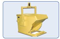 Self Dumping Hopper with Crane Bail